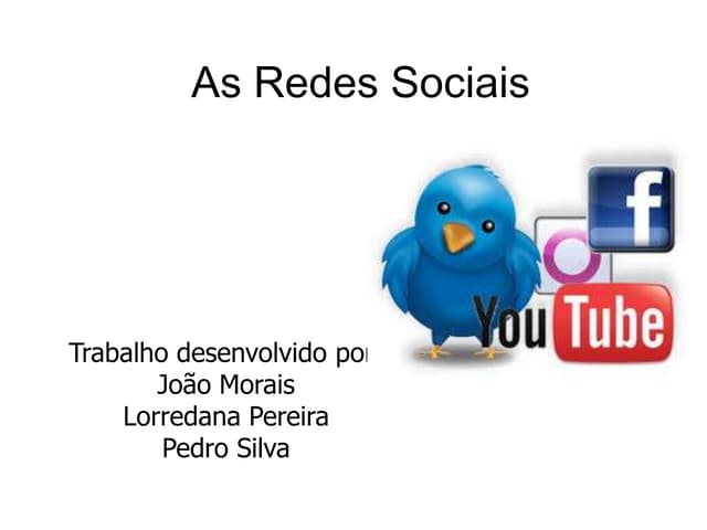 As redes sociais