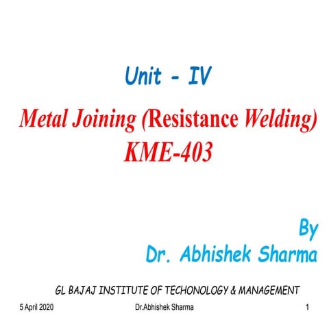 As resistance welding converted