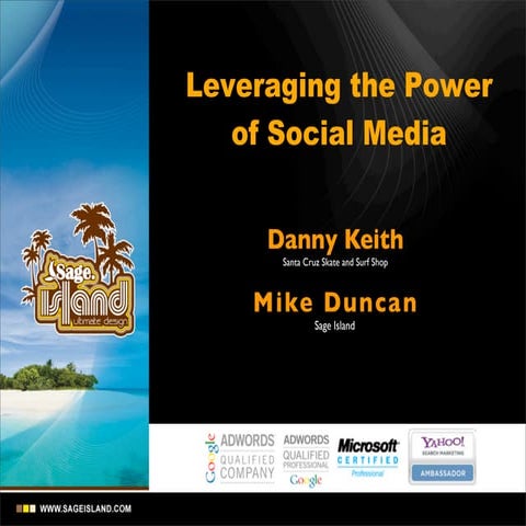 ASR August 14, 1020 - Leveraging the Power of Social Media