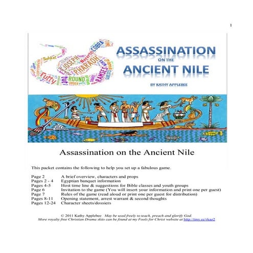 Assassination on the Ancient Nile 