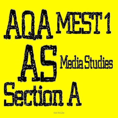 AS MEST 1 Section A Revision