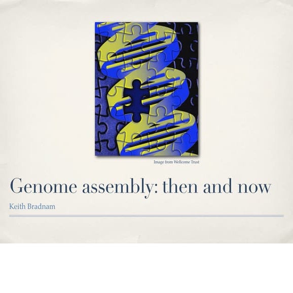 Genome assembly: then and now — v1.0