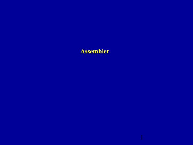 Assembler
