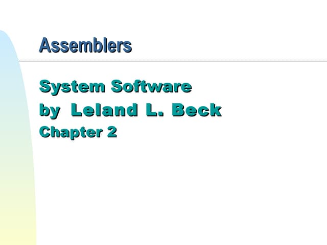 Assembler (2)