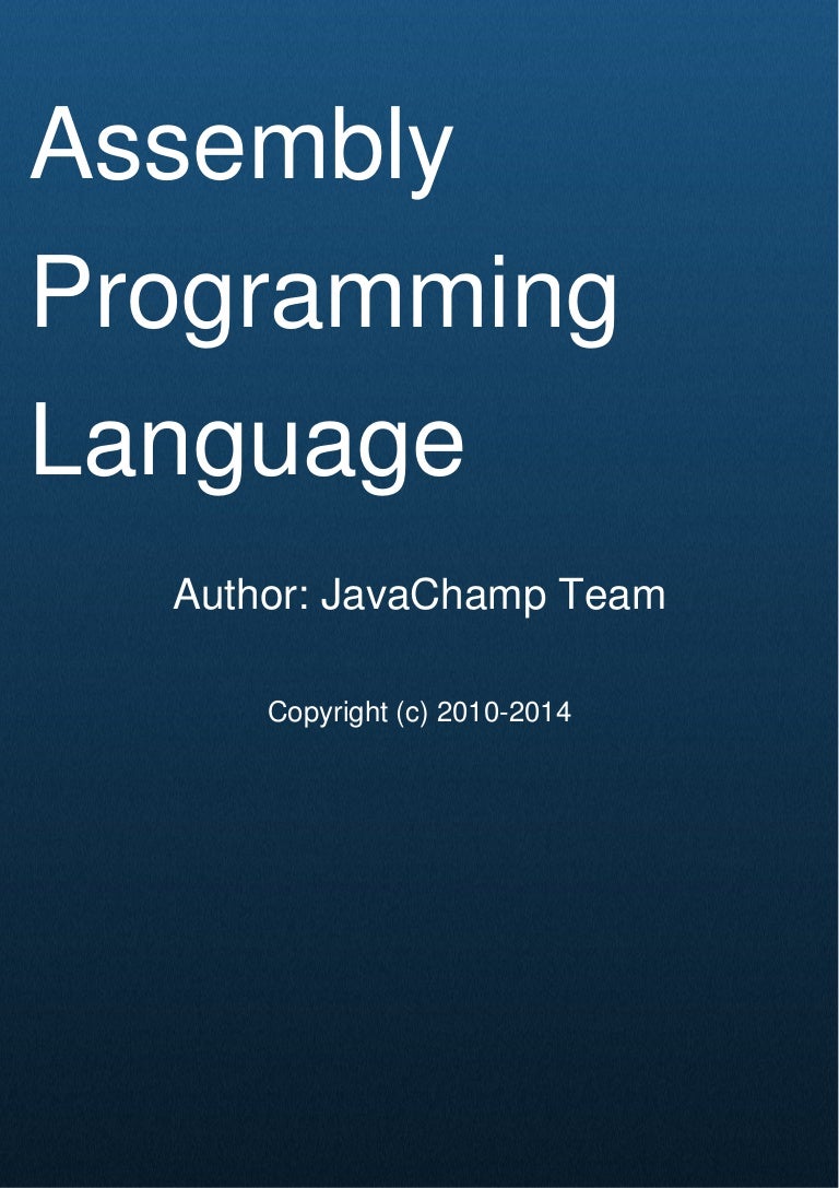 Assembly programming quiz