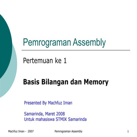 Assembly 01 | PPT