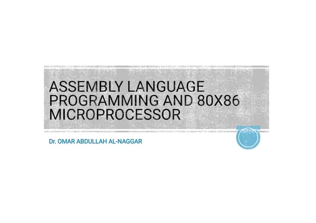 Assembly_80x86- Assembly languages programming and 80x861.pdf