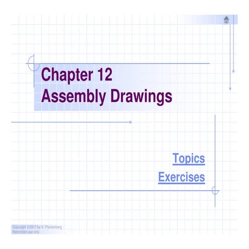 Assembly drawing | PDF | Drawing and Sketching | Arts and Crafts