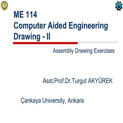 Assembly drawing exercises