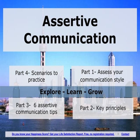 Assertive communication