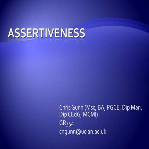 Assertiveness