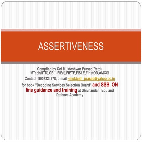 Assertiveness 2.0