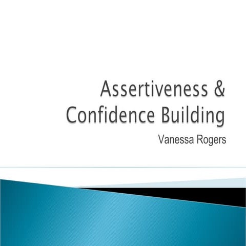 Assertiveness & Confidence Building with Young People