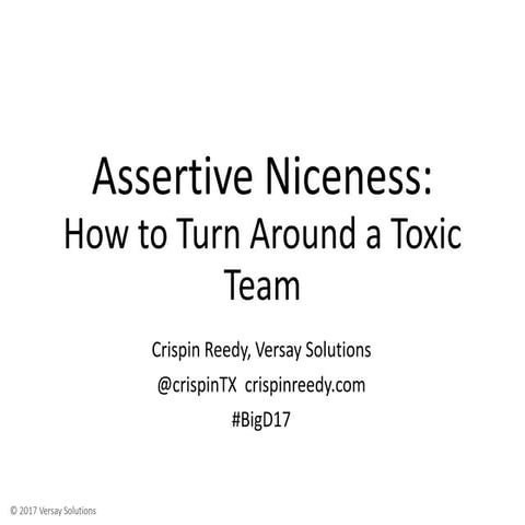 Assertive Niceness