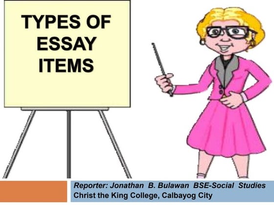 Completion type of test | PPTX | Educational Assessment | Education