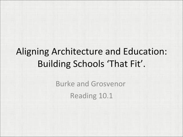 School Architecture