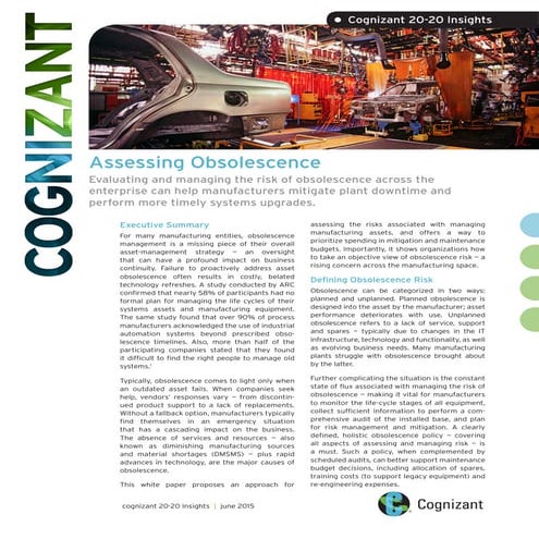 Assessing Obsolescence | PDF