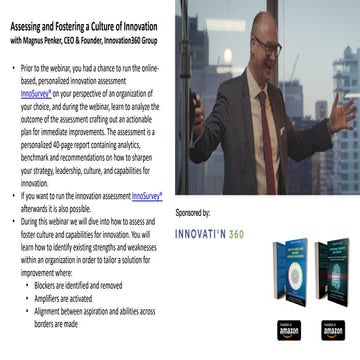 Assessing and Fostering a Culture of Innovation