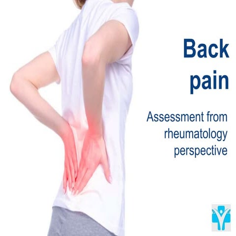 Assessing back pain in rheumatology