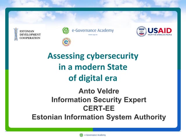 Assessing cybersecurity_Anto Veldre