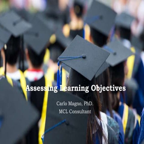 Assessing learning objectives