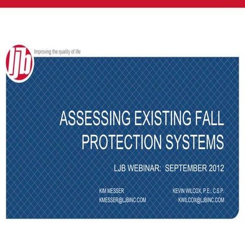 Assessing Existing Fall Protection Systems