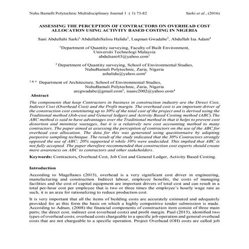 Construction project costs | DOCX