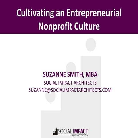 Assessing your nonprofit's culture and plan for advancement   smith