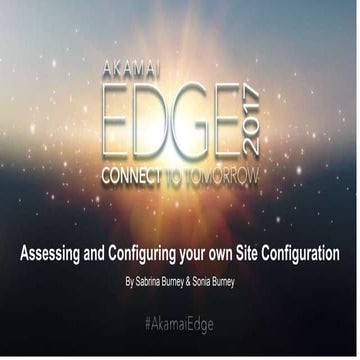 Assessing Your Own Site Configuration