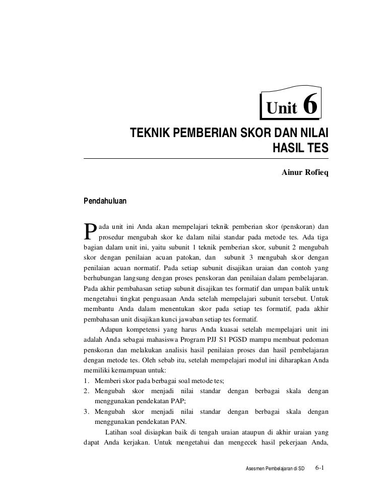 Assessmen Pembelajaran 6