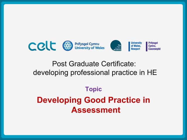 Assessment