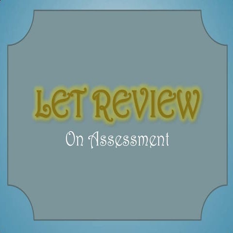 Assessment