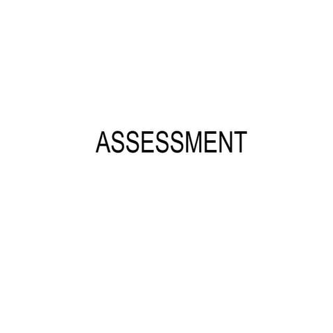 Assessment