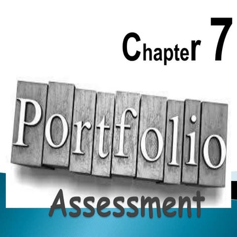 Portfolio Assessment