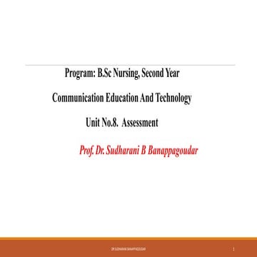 CET Unit 8 Assessment