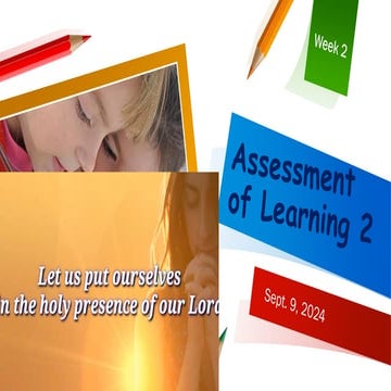 Assessment Of Learning 2 Guides Day 1 Pdf