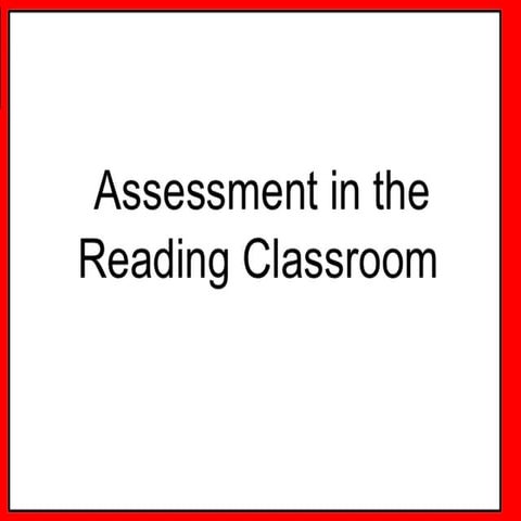 Assessment  pl