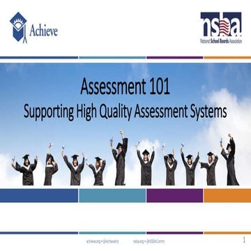 Assessment 101 Parts 1 & 2