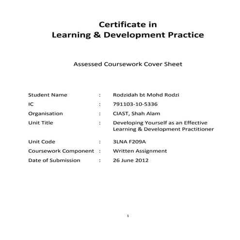 Leadership and Management CIPD UK Assignment Sheet | PDF