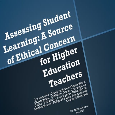 Assessment and ethics ahe 2015_final