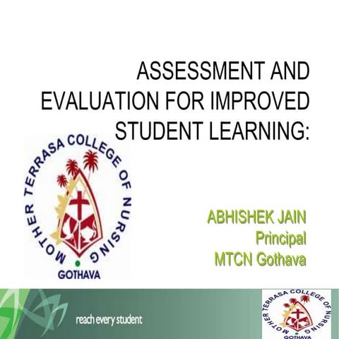 Assessment and evaluation