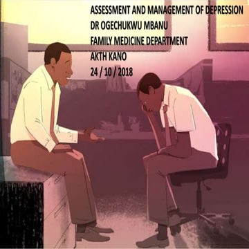Assessment and management of depression