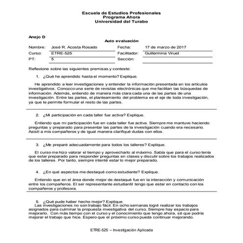 Assessment anejo d autoevaluacion