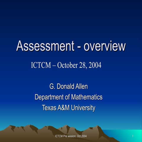Assessment_basics_ictcm. in educationppt