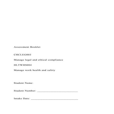 Assessment Booklet CHCLEG003 Man.docx