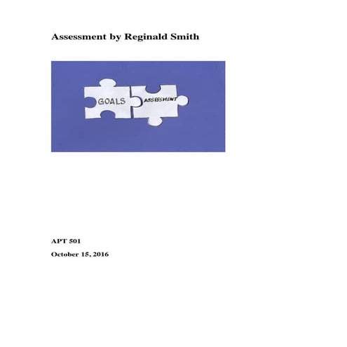 Developing assessment instruments | PPTX