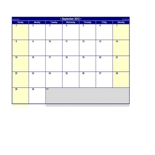 Assessment calendar