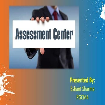 Assessment center 