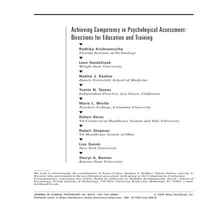 Assessment Competency J Clin 2004(1)