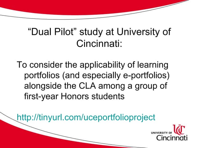 UC Dual Pilot Study